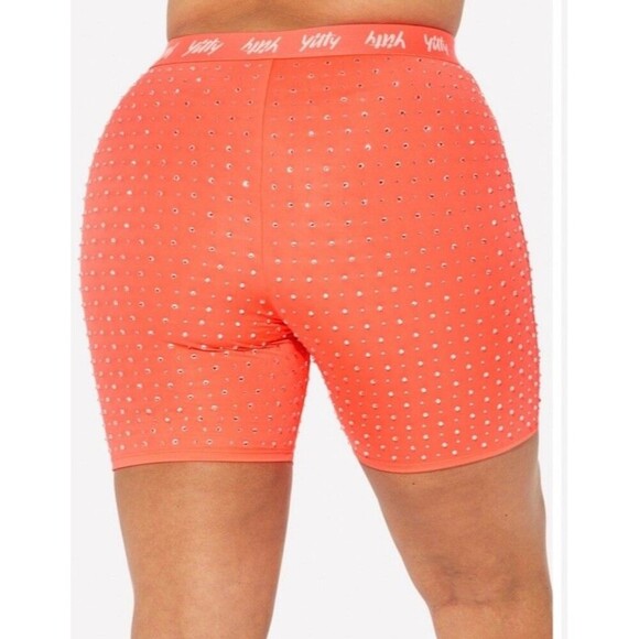 3XL YITTY-VERSARY Major Label Smoothing High Waist Short Bling Rhinestones - Picture 3 of 14